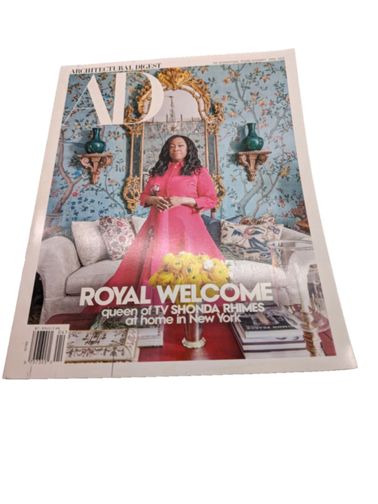 Architectural Digest Other - Architectural Digest Magazine April 2022 - Shonda Rhimes